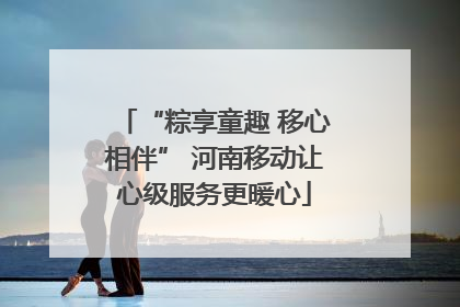 “粽享童趣 移心相伴” 河南移动让心级服务更暖心