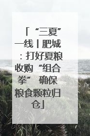 “三夏”一线丨肥城：打好夏粮收购“组合拳” 确保粮食颗粒归仓
