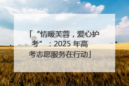 “情暖芙蓉，爱心护考”：2025 年高考志愿服务在行动