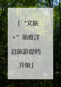 “文旅 +”助推洋县旅游提档升级
