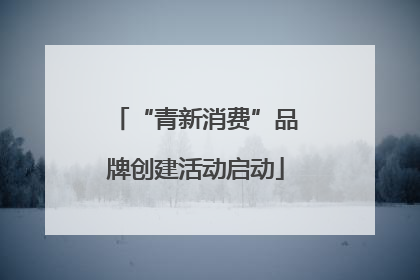 “青新消费”品牌创建活动启动