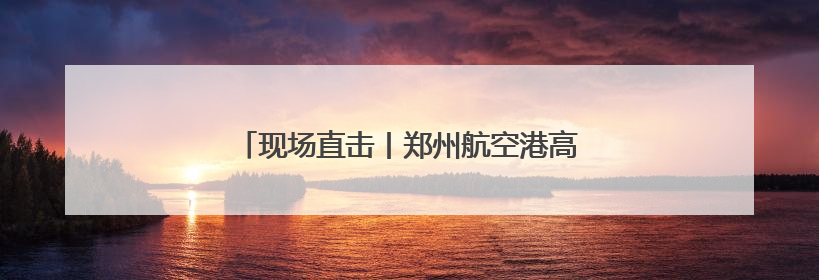 现场直击丨郑州航空港高考考场外的“定海神针”