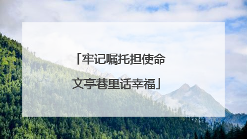 牢记嘱托担使命 文亭巷里话幸福