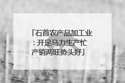 石首农产品加工业：开足马力生产忙 产销两旺势头好