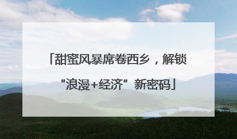 甜蜜风暴席卷西乡，解锁“浪漫+经济”新密码