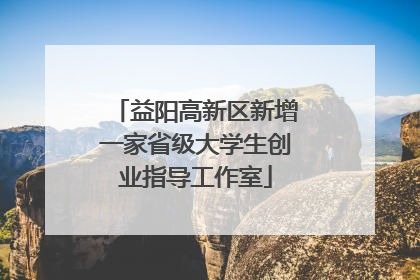 益阳高新区新增一家省级大学生创业指导工作室