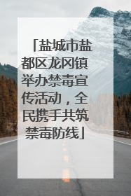 盐城市盐都区龙冈镇举办禁毒宣传活动，全民携手共筑禁毒防线