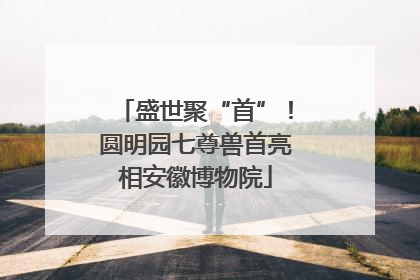 盛世聚“首”！圆明园七尊兽首亮相安徽博物院