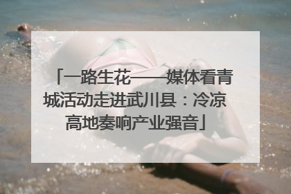 一路生花——媒体看青城活动走进武川县：冷凉高地奏响产业强音