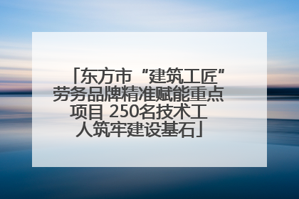 东方市“建筑工匠”劳务品牌精准赋能重点项目 250名技术工人筑牢建设基石