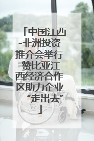 中国江西-非洲投资推介会举行 赞比亚江西经济合作区助力企业“走出去”