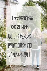 云鲸逍遥002的出现，让技术回归服务用户的本质