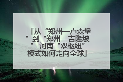 从“郑州—卢森堡”到“郑州—吉隆坡” 河南“双枢纽”模式如何走向全球