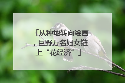 从种地转向绘画，巨野万名妇女链上“花经济”