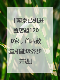 南京已引进首店超1200家，首店数量和能级齐步并进