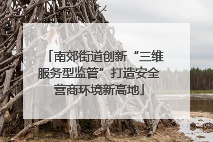 南郊街道创新“三维服务型监管”打造安全营商环境新高地