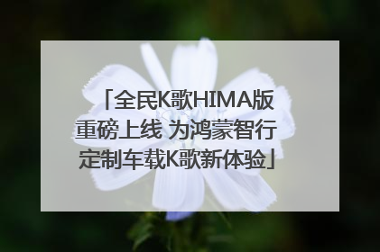 全民K歌HIMA版重磅上线 为鸿蒙智行定制车载K歌新体验
