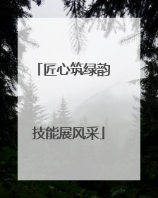 匠心筑绿韵 技能展风采