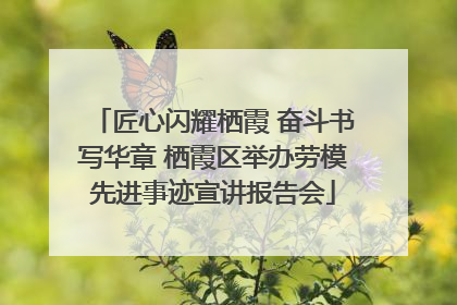 匠心闪耀栖霞 奋斗书写华章 栖霞区举办劳模先进事迹宣讲报告会