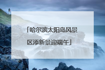 哈尔滨太阳岛风景区添新景迎端午