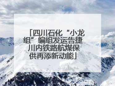 四川石化“小龙组”编组发运告捷 川内铁路航煤保供再添新动能