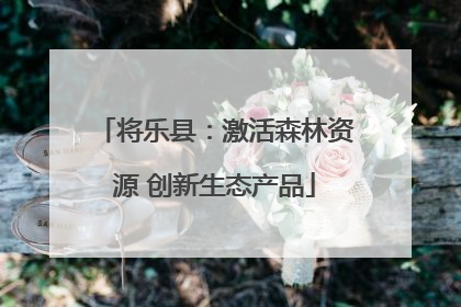 将乐县：激活森林资源 创新生态产品