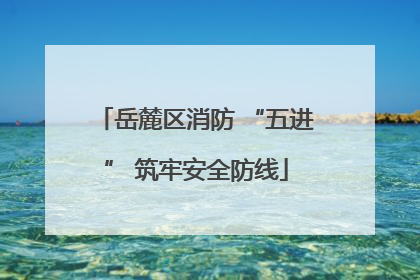岳麓区消防 “五进” 筑牢安全防线