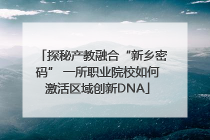 探秘产教融合“新乡密码” 一所职业院校如何激活区域创新DNA