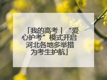 我的高考丨“爱心护考”模式开启 河北各地多举措为考生护航