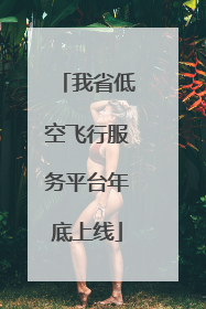 我省低空飞行服务平台年底上线