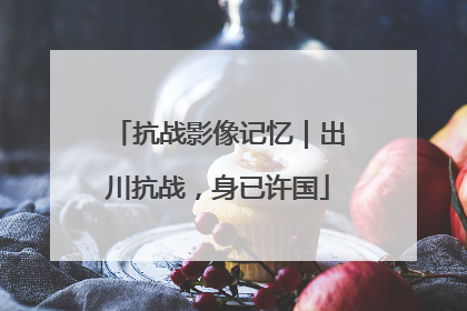 抗战影像记忆｜出川抗战，身已许国