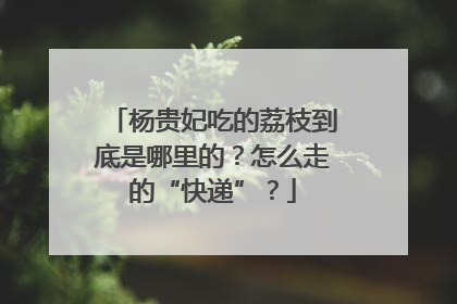 杨贵妃吃的荔枝到底是哪里的？怎么走的“快递”？