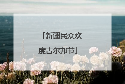 新疆民众欢度古尔邦节