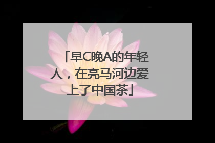 早C晚A的年轻人，在亮马河边爱上了中国茶