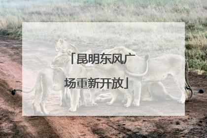 昆明东风广场重新开放