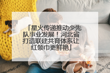 星火传递推动少先队事业发展！河北省打造联建共育体系让红领巾更鲜艳