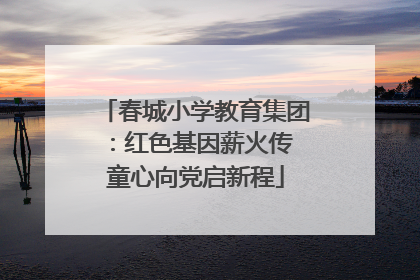 春城小学教育集团：红色基因薪火传 童心向党启新程