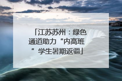 江苏苏州：绿色通道助力“内高班”学生暑期返疆