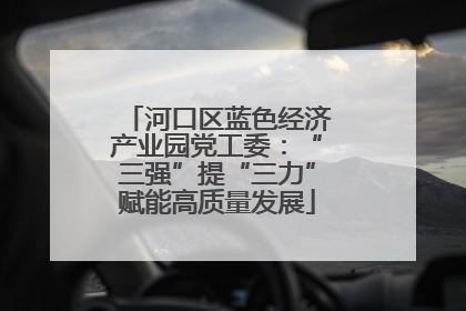 河口区蓝色经济产业园党工委：“三强”提“三力”赋能高质量发展