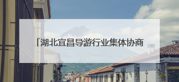 湖北宜昌导游行业集体协商落地 带团补贴标准提升