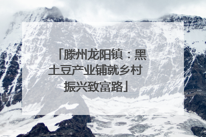 滕州龙阳镇：黑土豆产业铺就乡村振兴致富路
