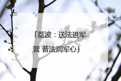 荔波：送法进军营 普法润军心
