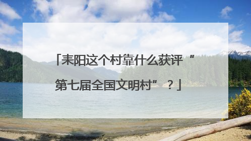 耒阳这个村靠什么获评“第七届全国文明村”？