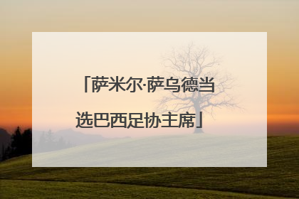 萨米尔·萨乌德当选巴西足协主席