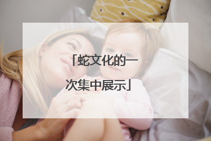 蛇文化的一次集中展示