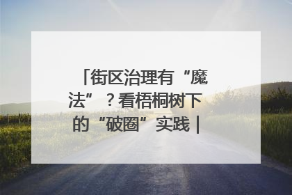 街区治理有“魔法”？看梧桐树下的“破圈”实践｜我在街区当书记