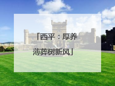 西平：厚养薄葬树新风