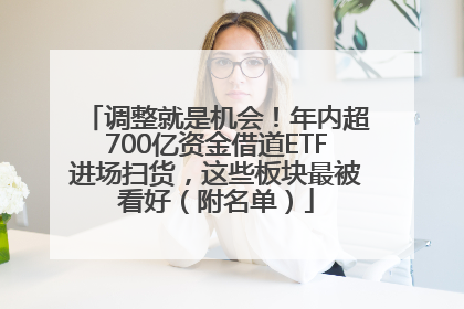 调整就是机会！年内超700亿资金借道ETF进场扫货，这些板块最被看好（附名单）