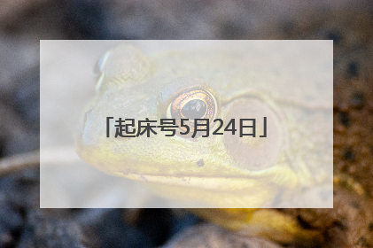 起床号5月24日