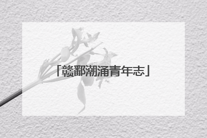 赣鄱潮涌青年志